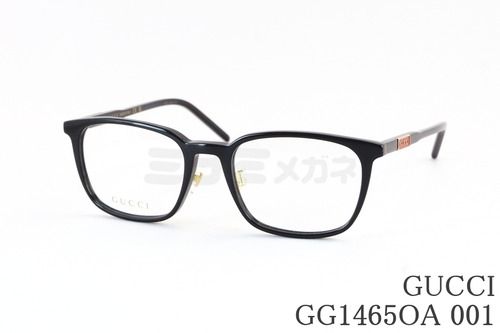 GUCCI メガネ GG1465OA 001 ウェリントン グッチ テキストロゴ italy イタリア製 正規品