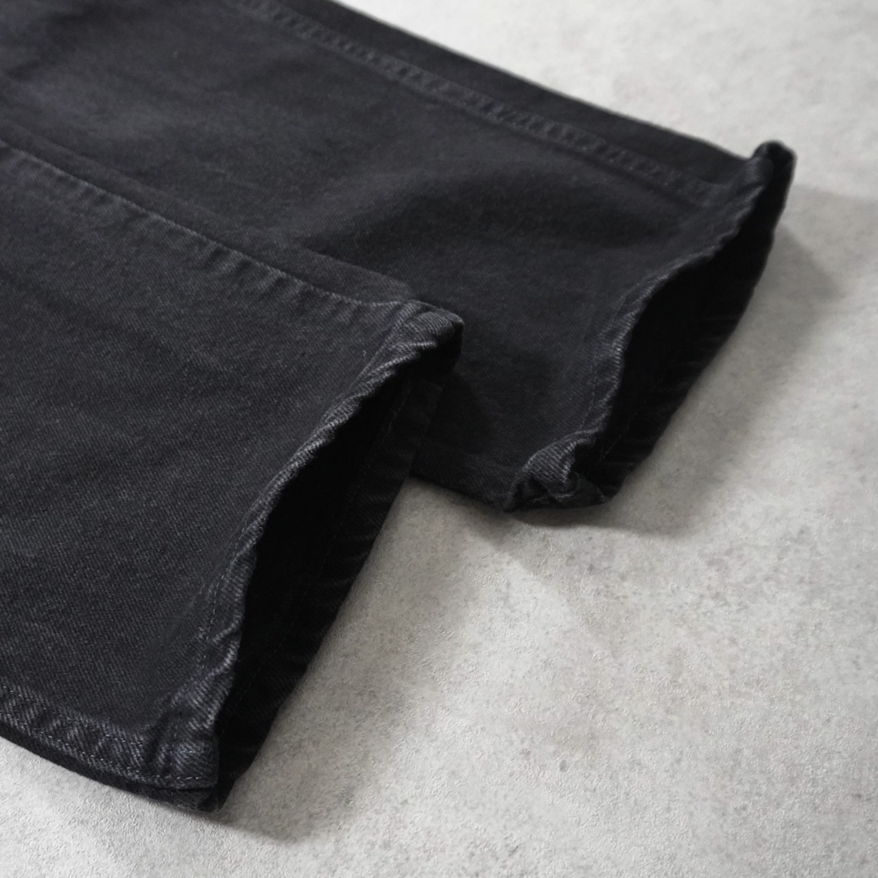 RUSTLER black denim W38L32 古着 - 16