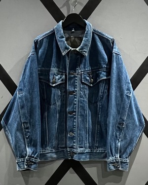 【X VINTAGE】“PUMA” Tracker Type Loose Denim Jacket