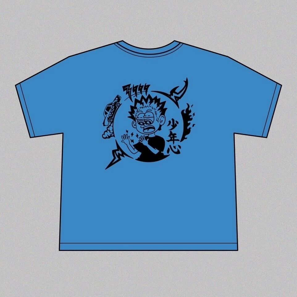 INVOLVE ビリビリTシャツ Blue | INVOLVE