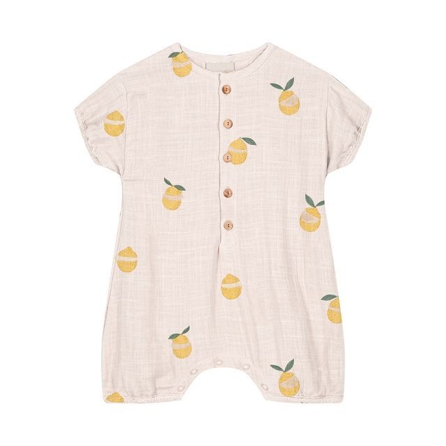 【即納】studio boheme paris / ROMPER BEBECITO (OFF WHITE / LEMON ) SS26-5
