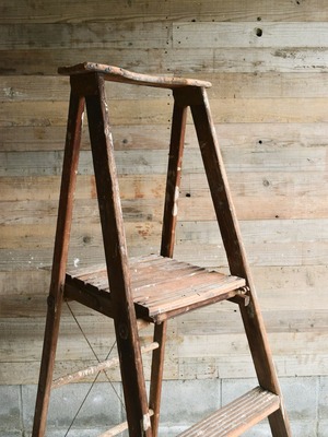 Antique wood ladder