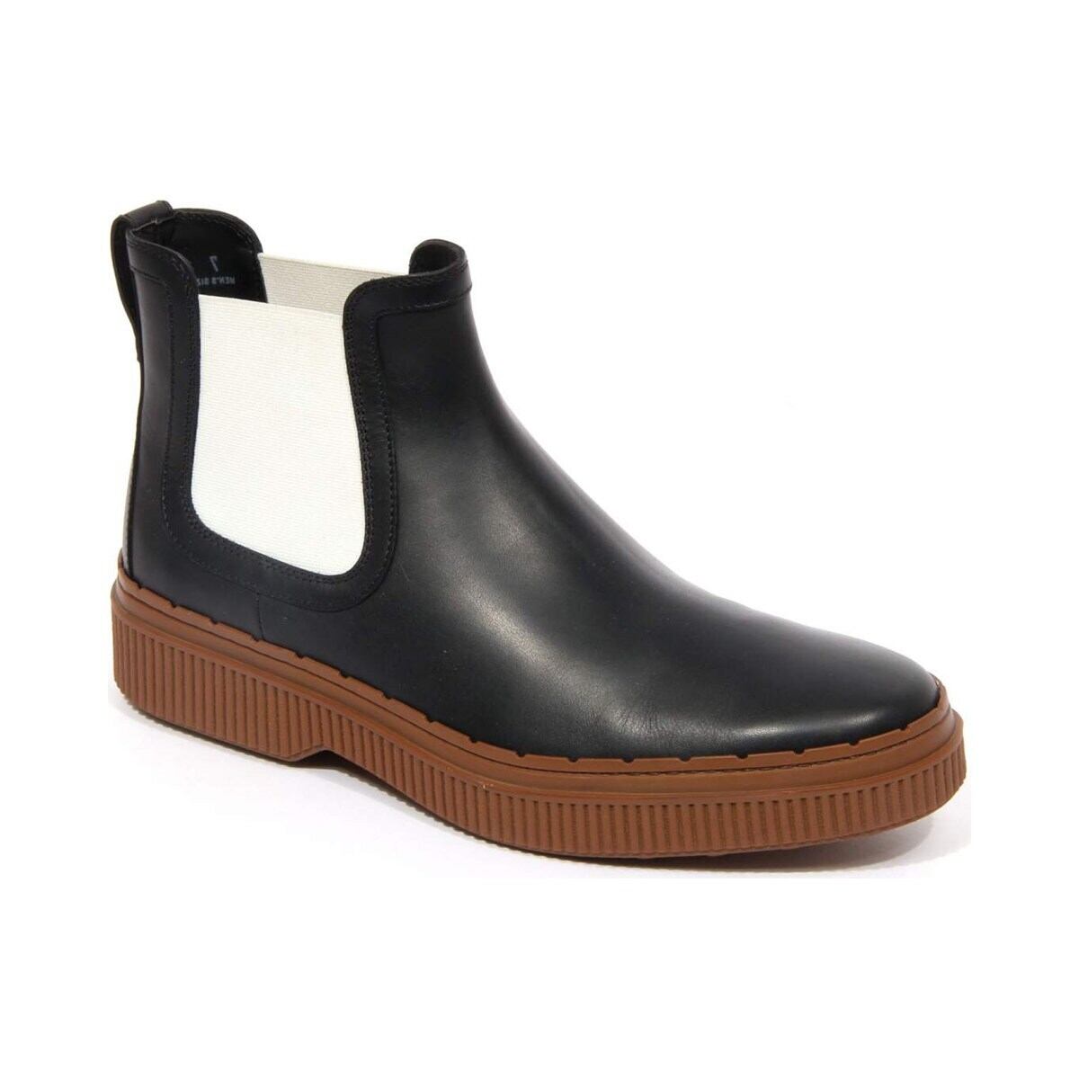 TOD'S トッズ メンズ サイドゴアブーツ レザー ブラック