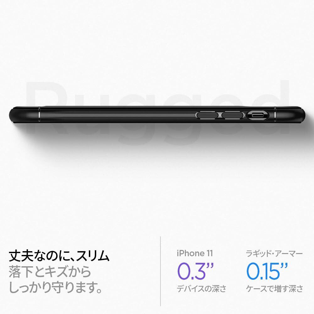 Spigen iPhone11ケース 耐衝撃 米軍MIL規格取得 TPU さらさら 衝撃吸収