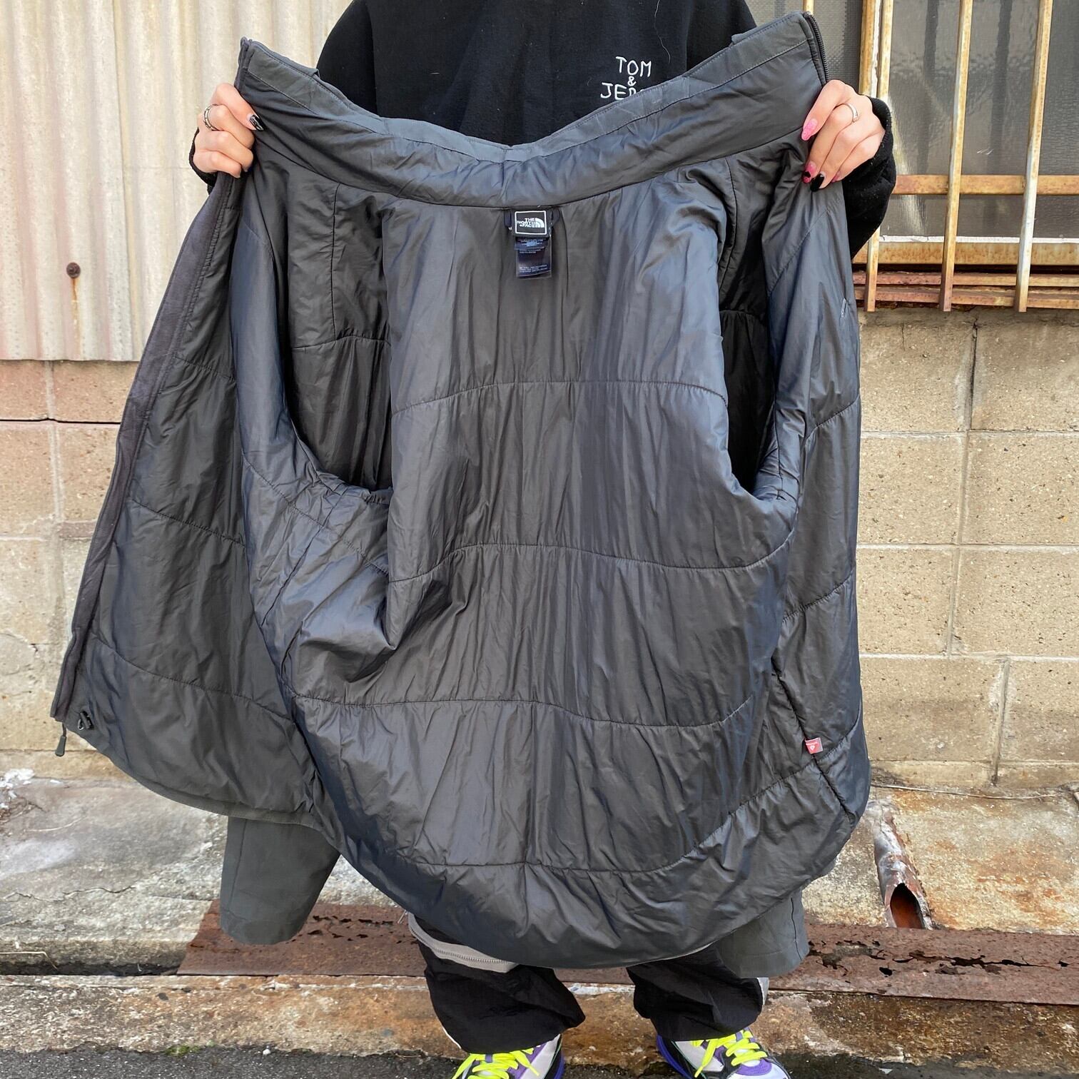 ザ ノースフェイス 中綿 ソフトシェルジャケット メンズL 古着