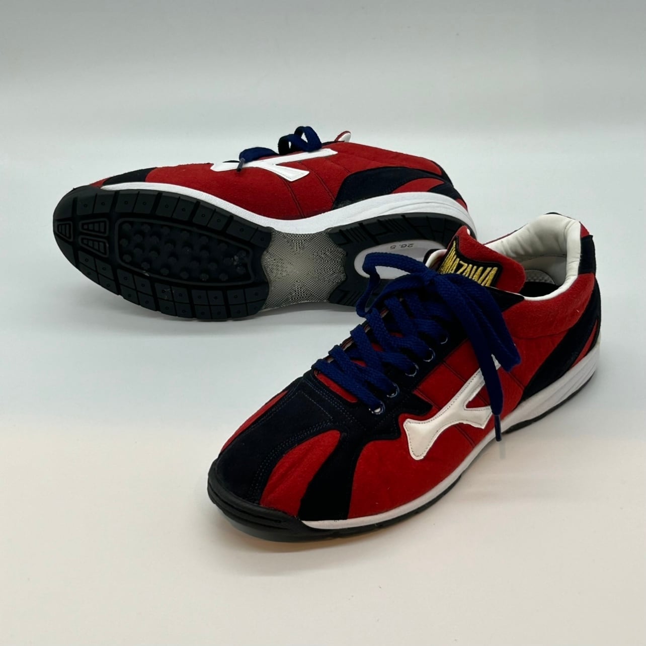 タマザワ 野球 トレーニングシューズ ヌバック TNR-FSNR 28.0㎝ シューズ】玉澤 TNR-FSRN レッド×ネイビー アッパー:ヌバック