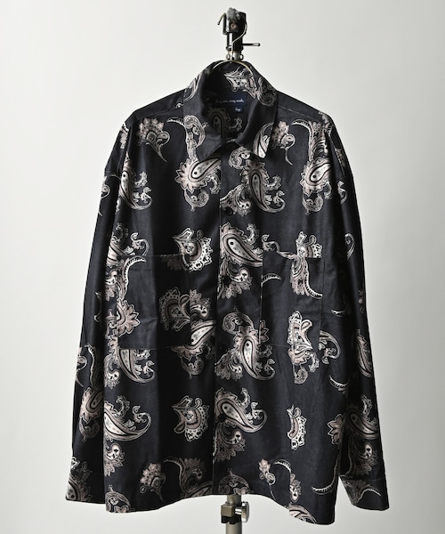 Many men ,many minds. Bal collar L/S shirt (Paisley) M2215050 (DEPROID sponsored brands)