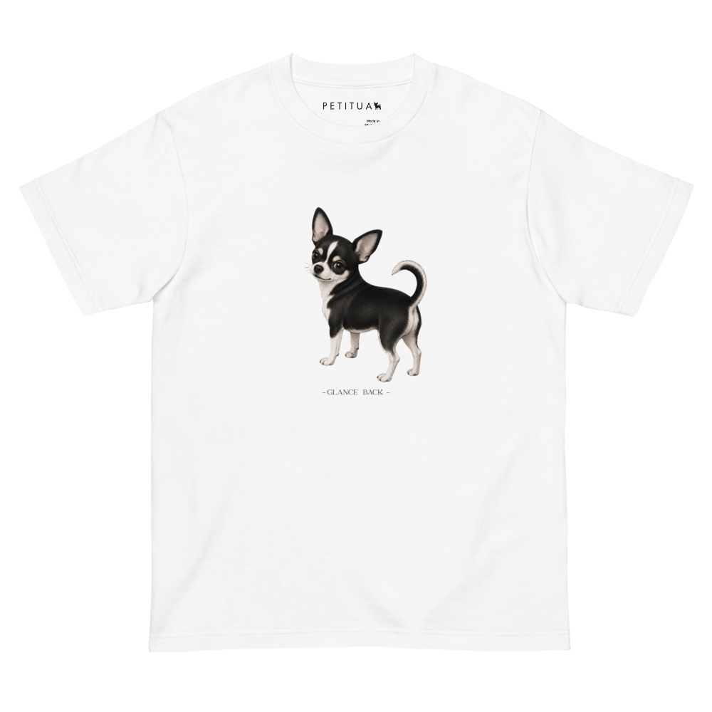 Black&White-Smooth GLANCE BACK 半袖Tシャツ P0203