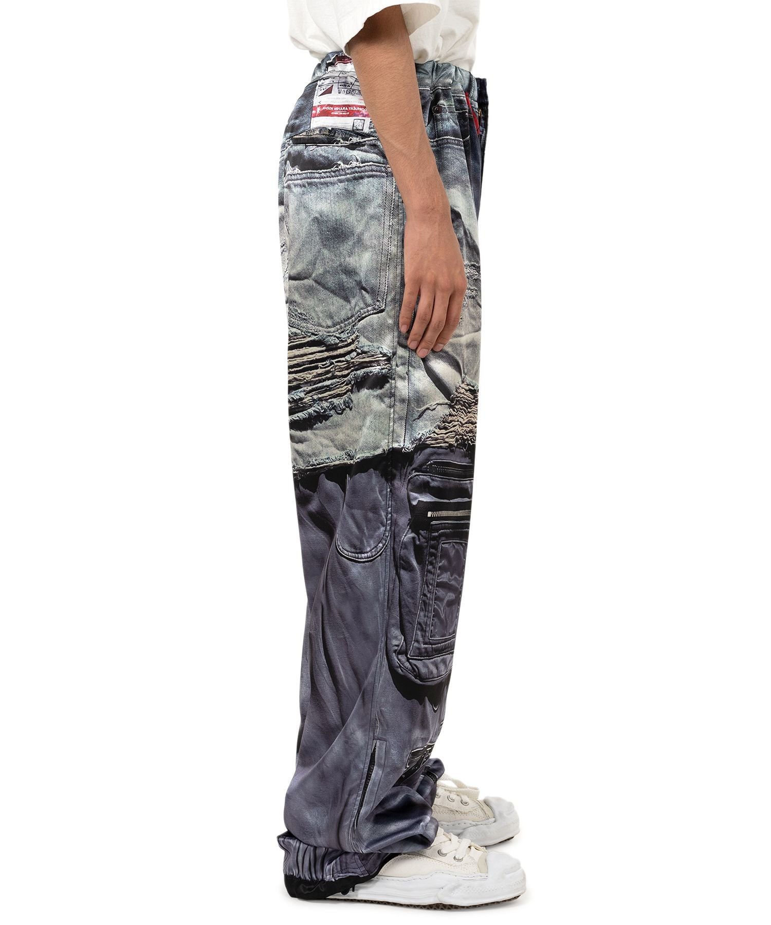 MIHARA YASUHIRO x T.A.T.A 国内買付 Trompe-l'oeil Print Pants Maison MIHARA YASUHIRO |