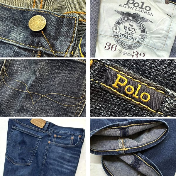 1点物◇ラルフローレンPOLOジーンズRLデニムパンツ古着メンズ36