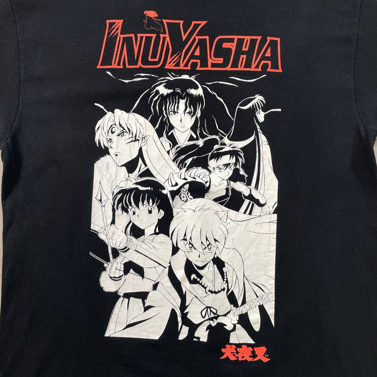 【00s】 犬夜叉 INUYASHA vintage Tシャツ 00年代 犬夜叉 INUYASHA いぬやしゃ キャラクター プリントTシャツ