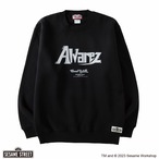 GOODHELLER " SESAME STREET CREW SWEAT " BLACK