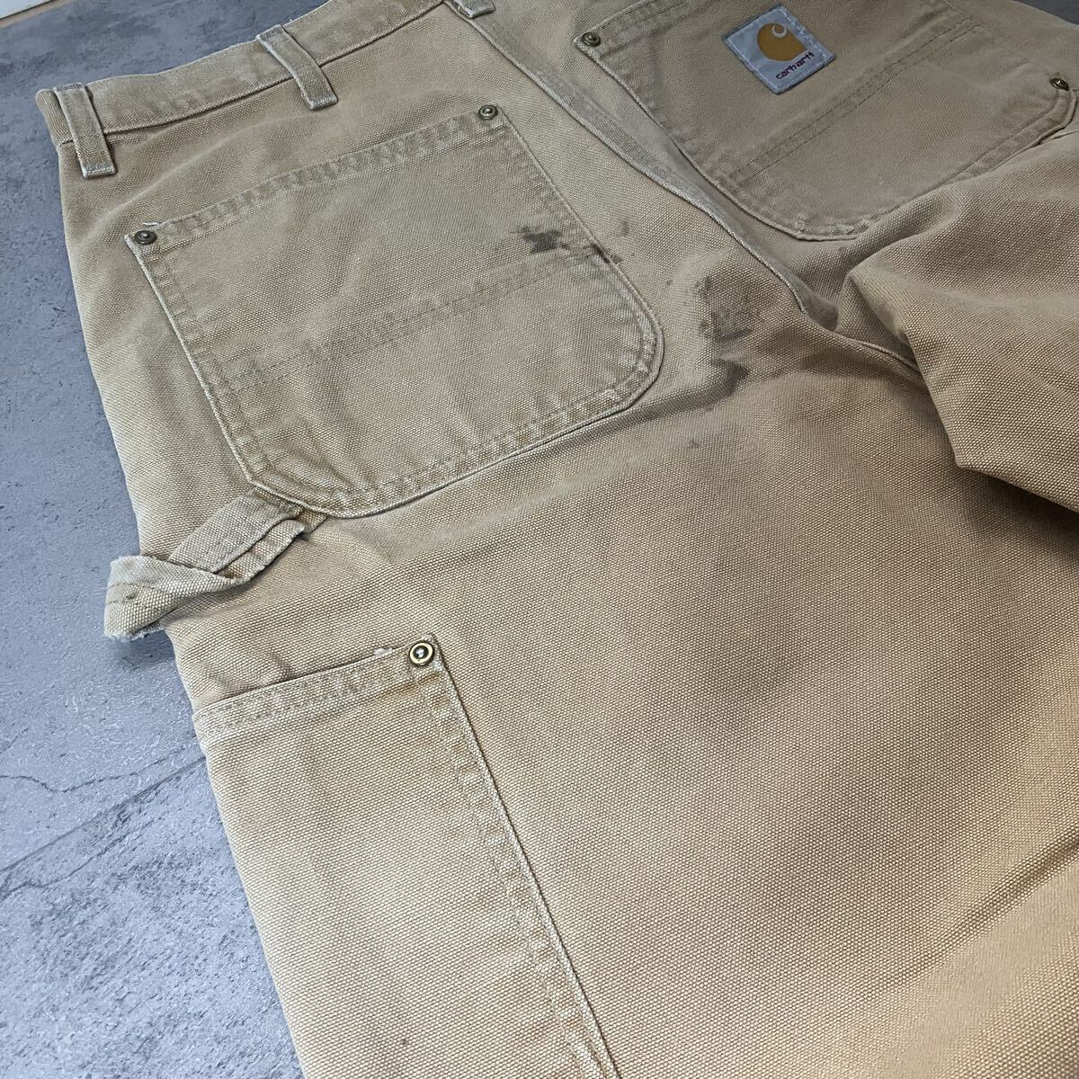 80s USA製 Carhartt ダブルニーパンツ ペインターパンツ リアルワーク
