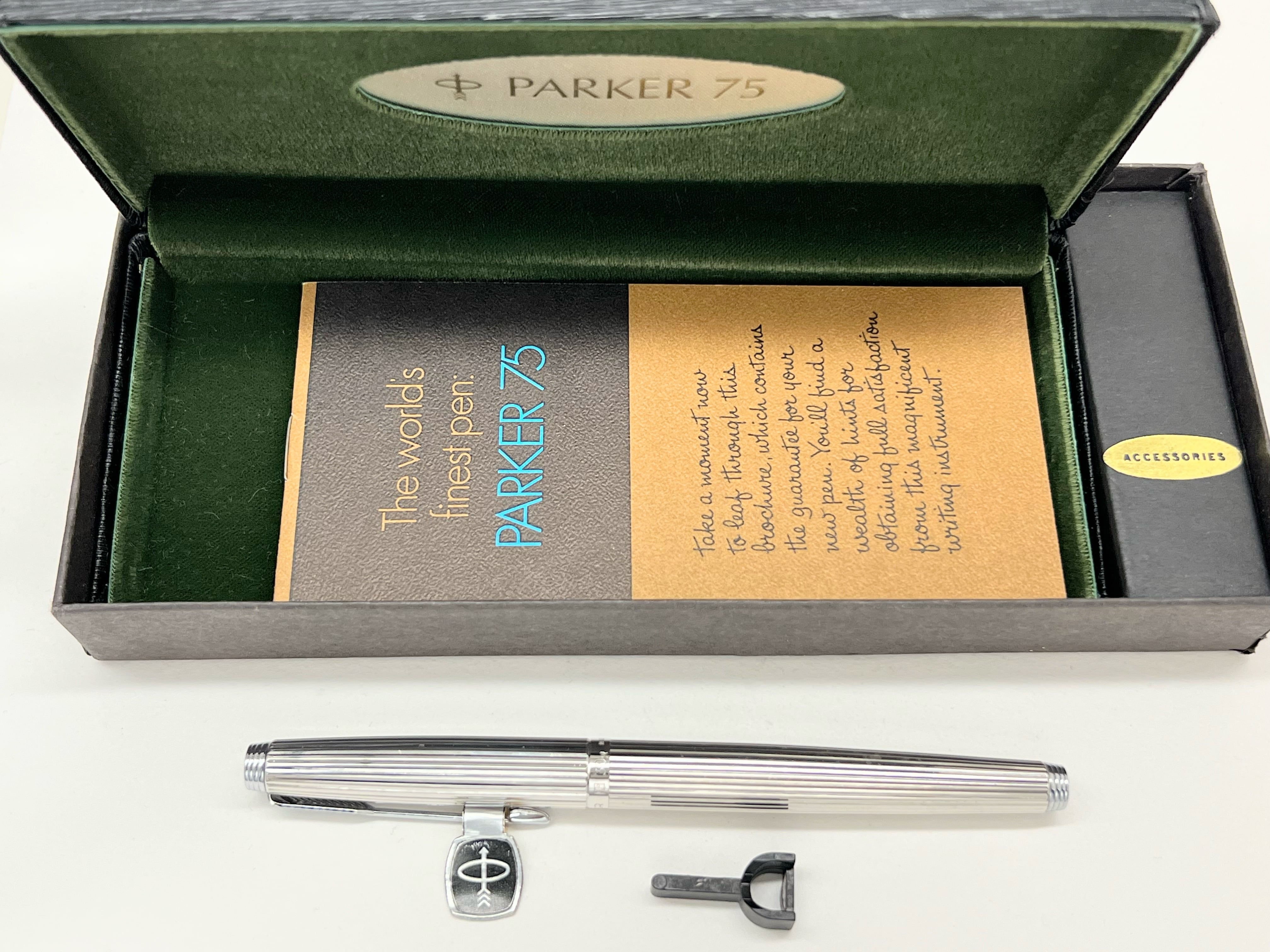 80s パーカー 75 PARKER 75 Godron (極細字) 14K 02914 80s パーカー 75 PARKER 75 Godron (極細字) 14K 02914