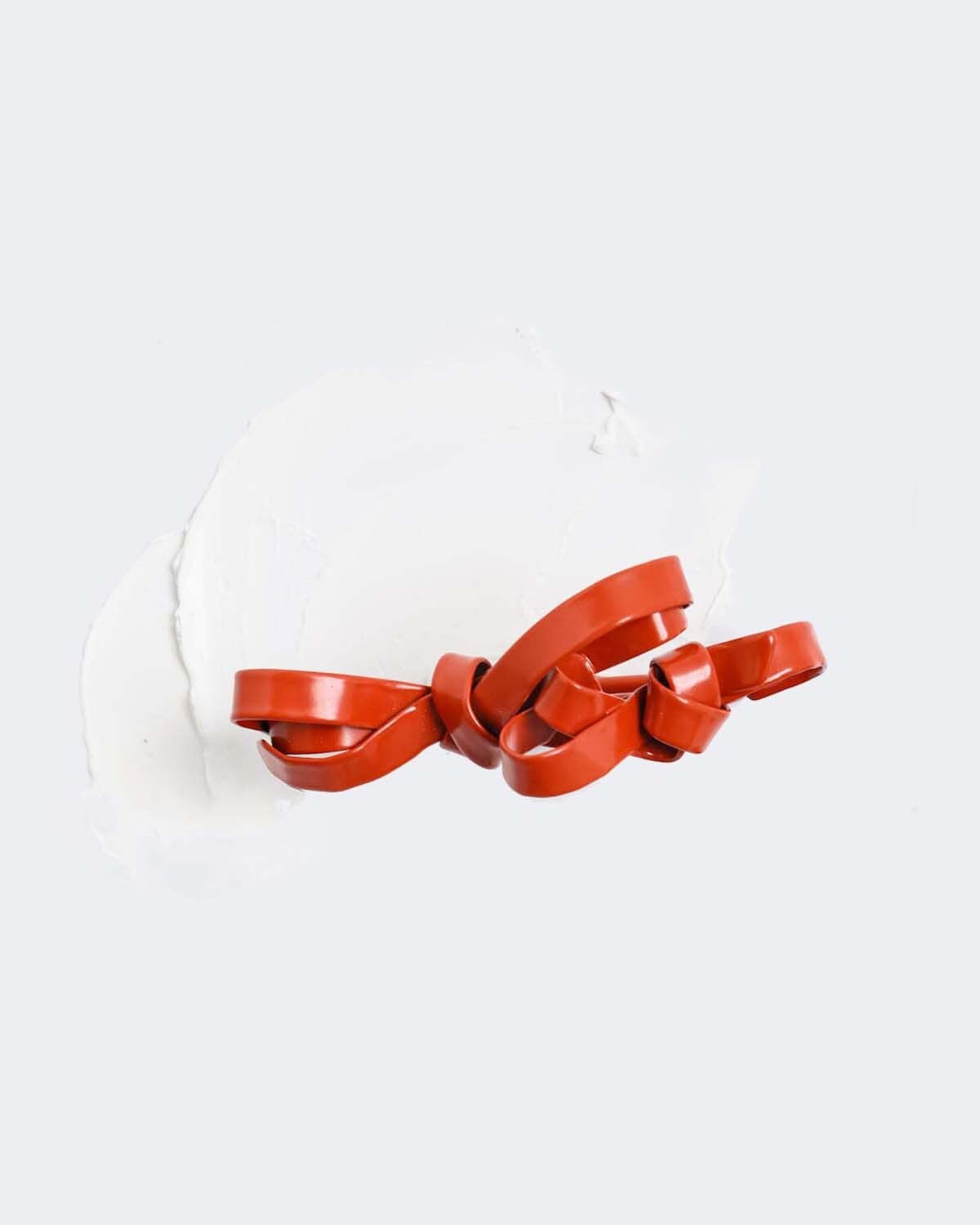 Velvet W Bow Red