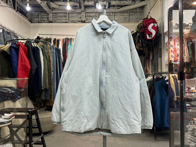 ESSENTIALS 	FILLED SHIRT JACKET LIGHT WASH MEDIUM 16399