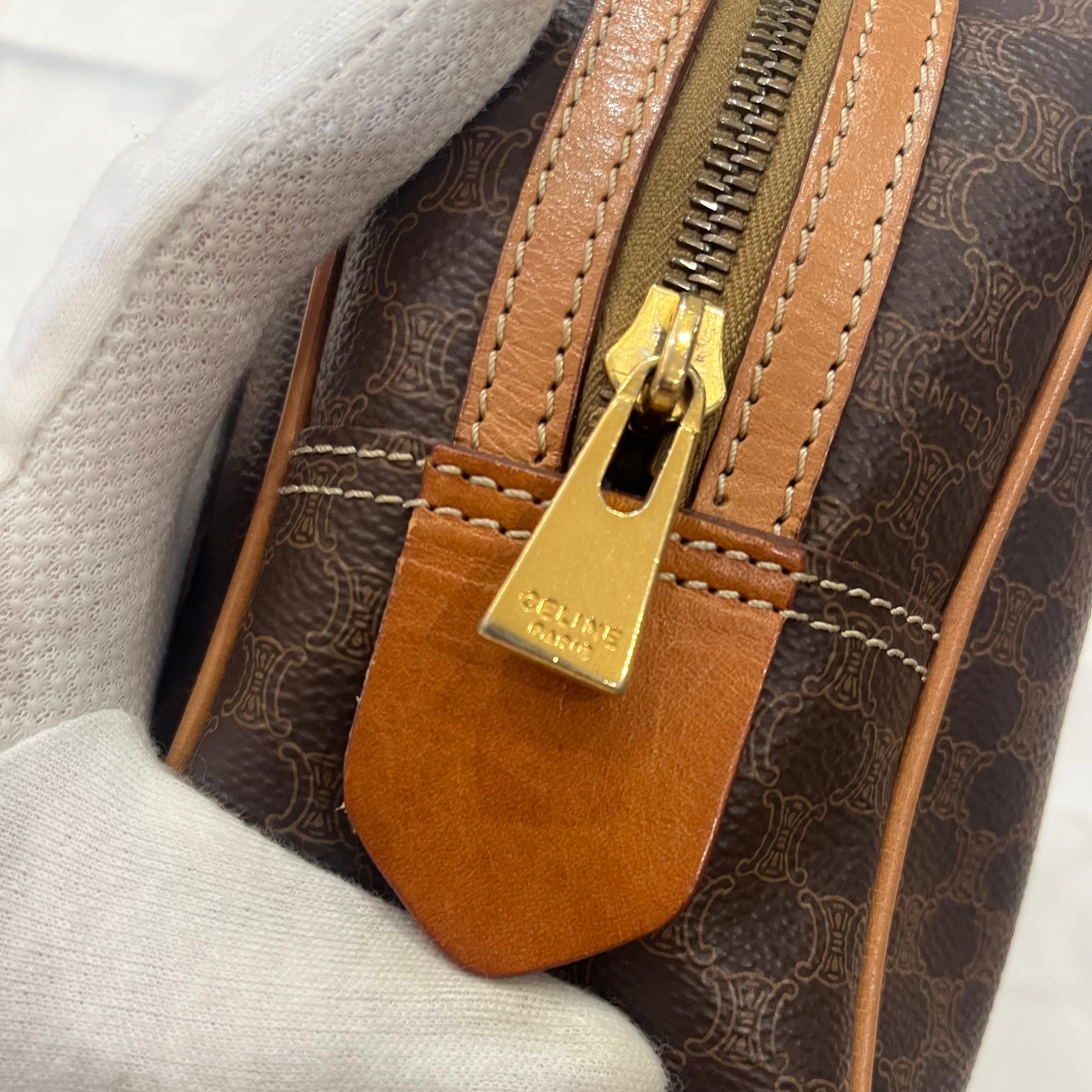 CELINE】2972 ヴィンテージ セリーヌ マカダム柄 ブラゾン