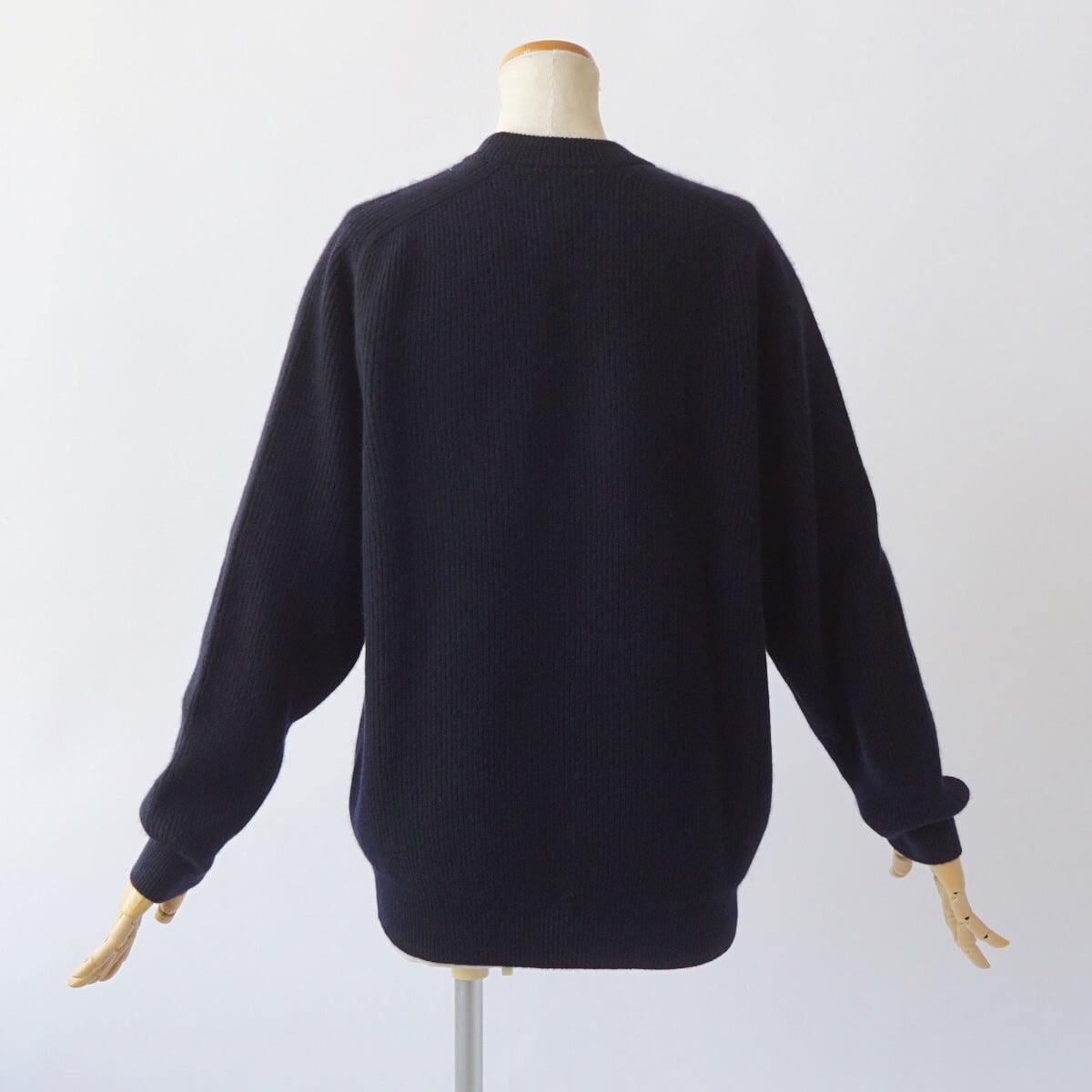 BATONER CASHMERE RIB CREW NECK バトナー　カシミヤ BATONER/バトナー・INNOCENT CASHMERE RIB CREW NECK | a flat shop