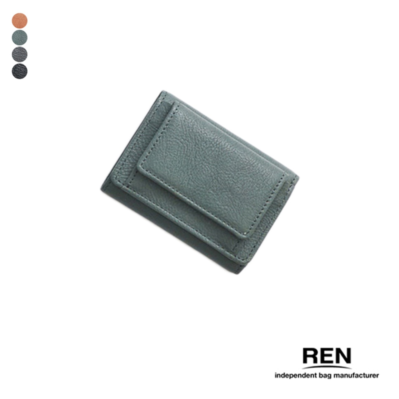 近日入荷予定】REN * ミニウォレット / 牛革・ソラム [3-50-10100 