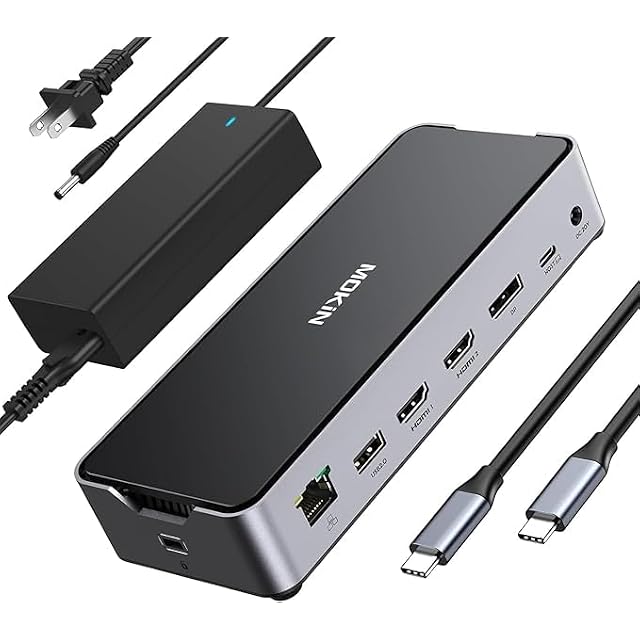 USB Cドッキングステーションデュアルモニター、HP Dellドッキング 