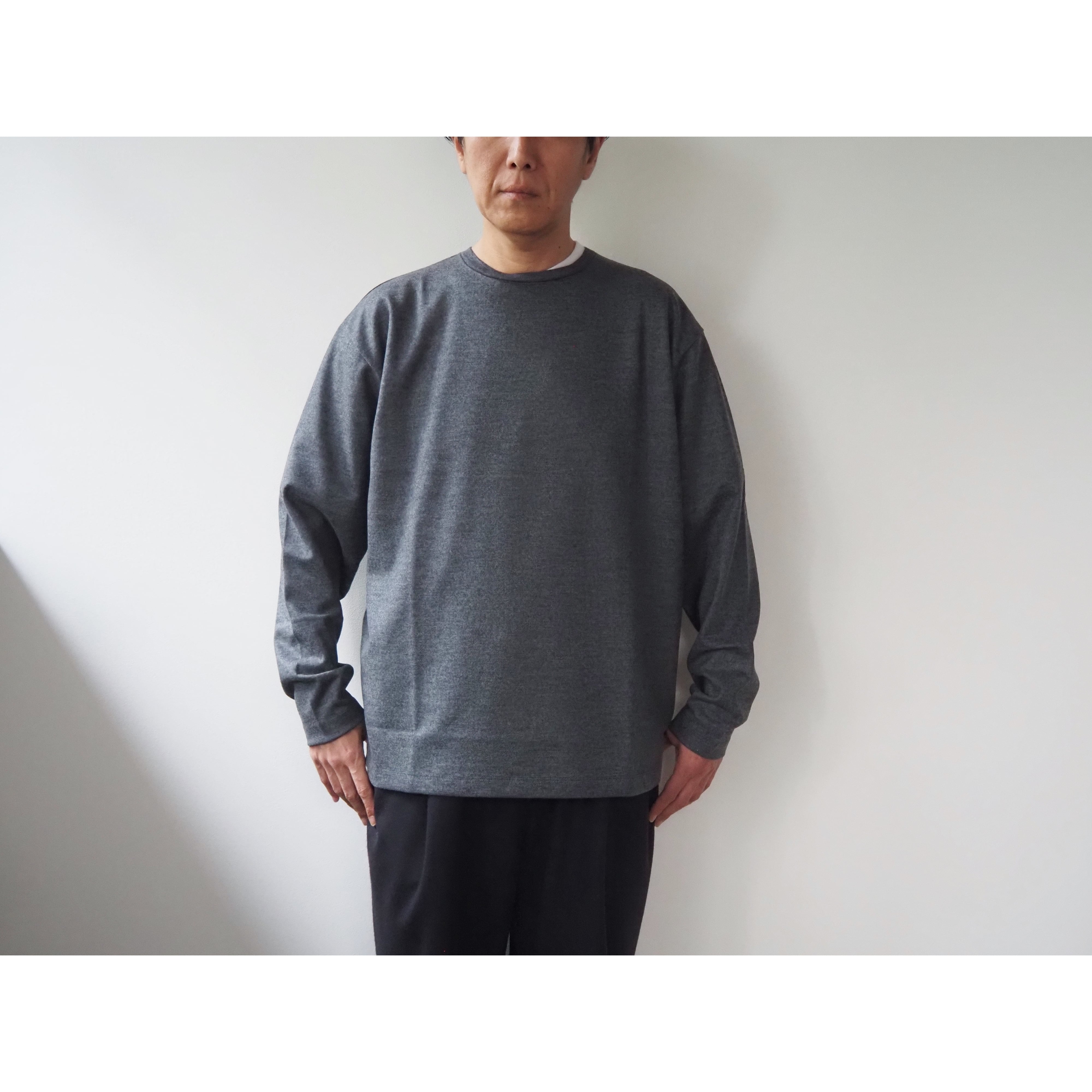 LAMOND (ラモンド) Luminary Mild Wool Wide Long Sleeve Tee