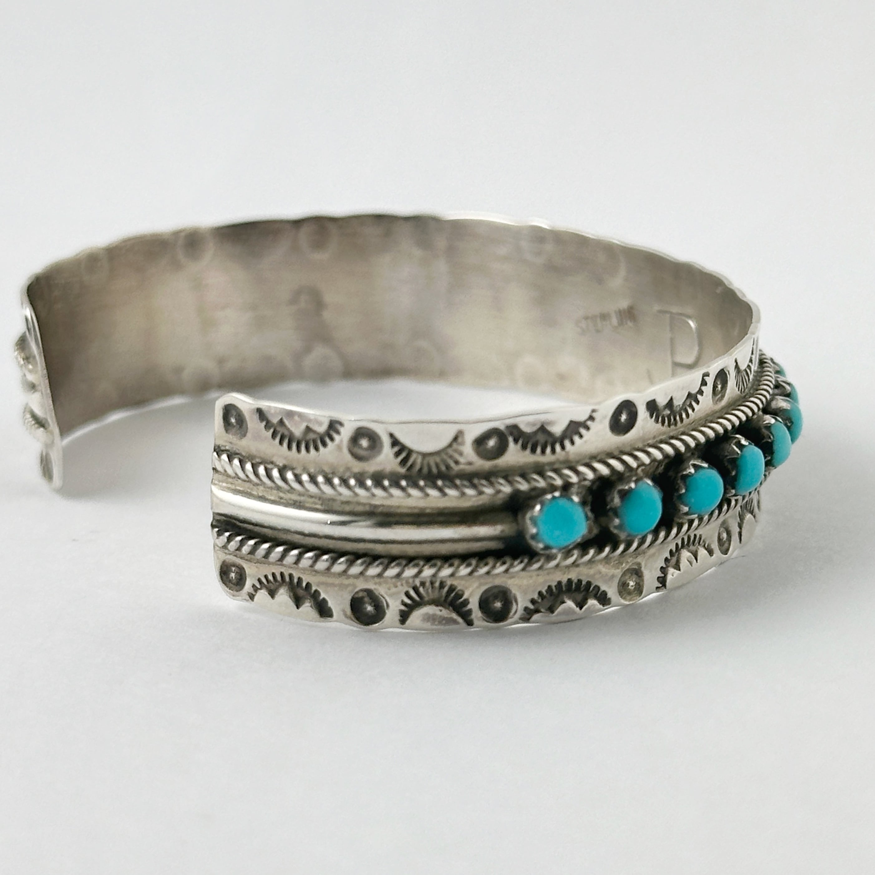 Indian Jewelry 》ターコイズ スタンプワーク バングル | 【公式通販