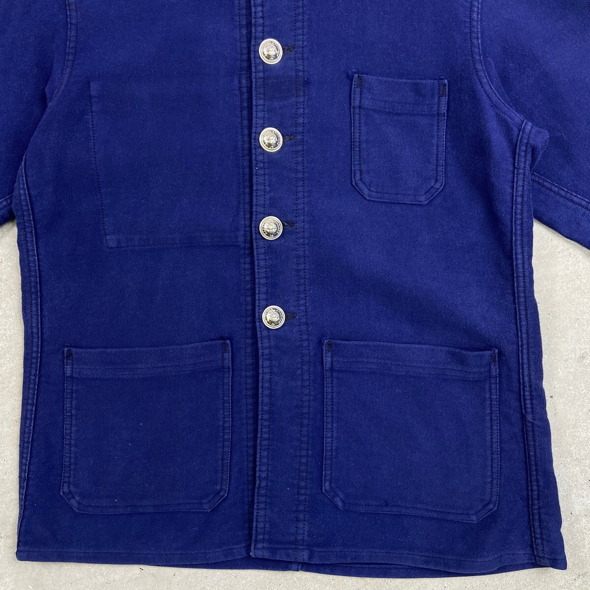50年代 ブルーモールスキン ファイヤーマンジャケット フレンチワーク
