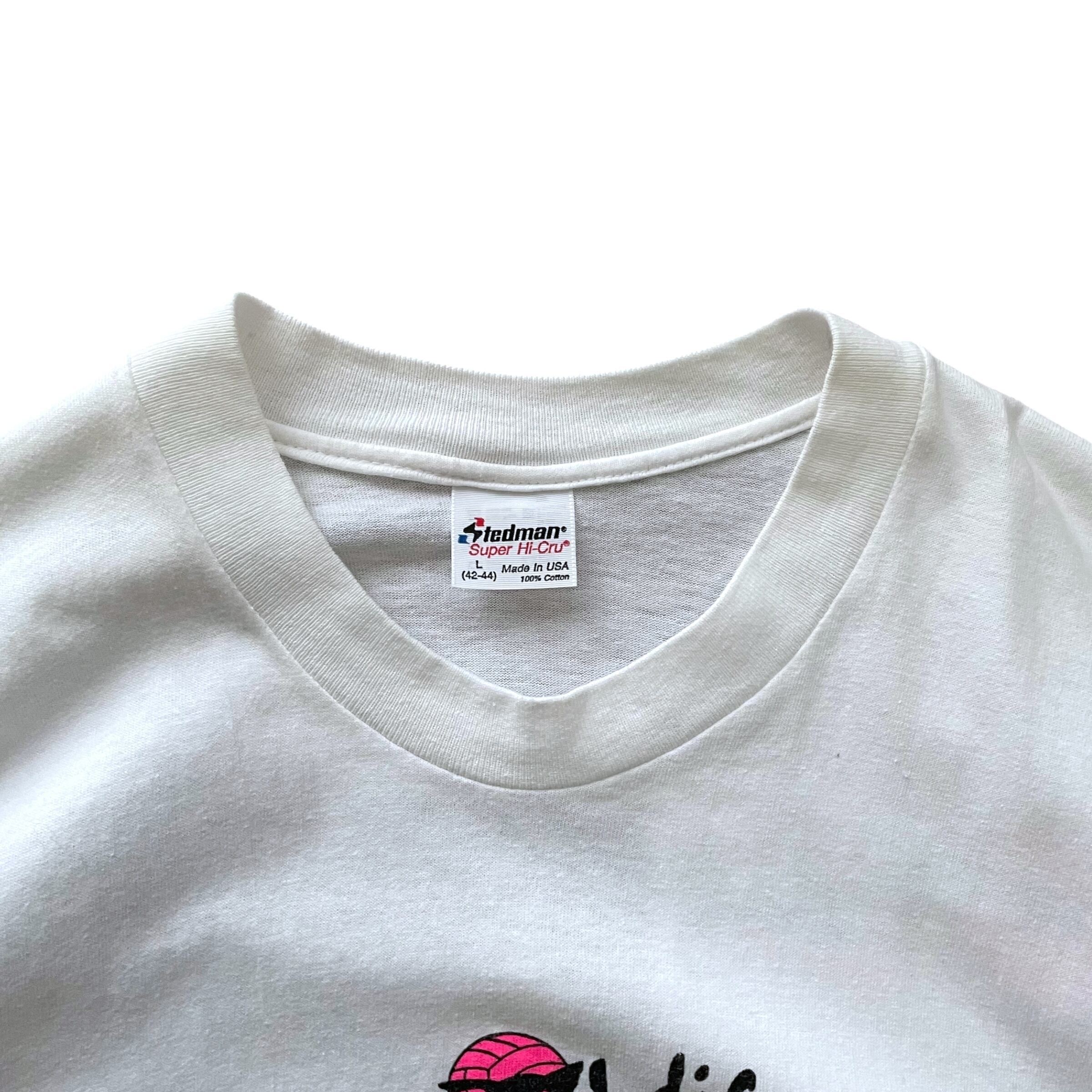 Stedman 80s~ USA製 ネオンカラー 両面プリント Tシャツ 半袖 | ThreeF