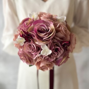 アンティークピンクラウンドブーケ☆