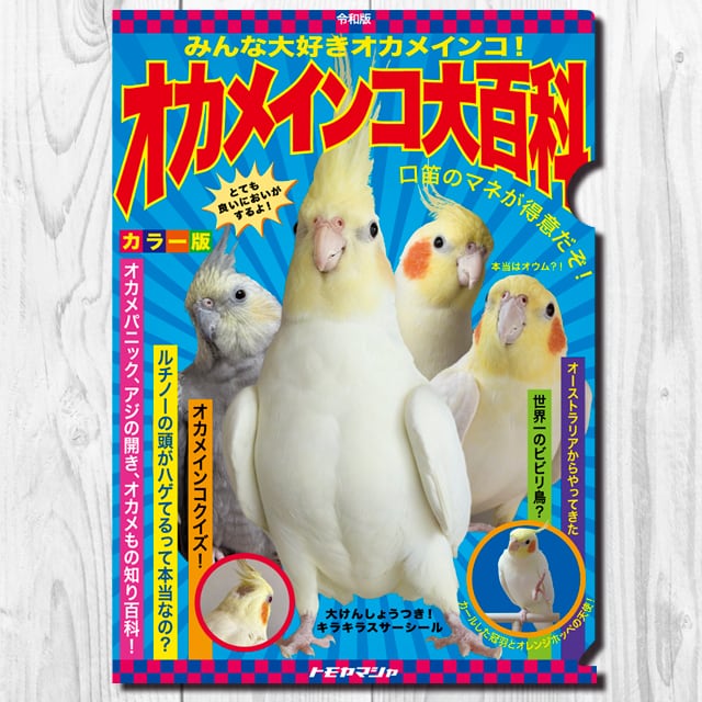 A4クリアファイル みんな大好き！ オカメインコ大百科 | TOMOYAMASHITA