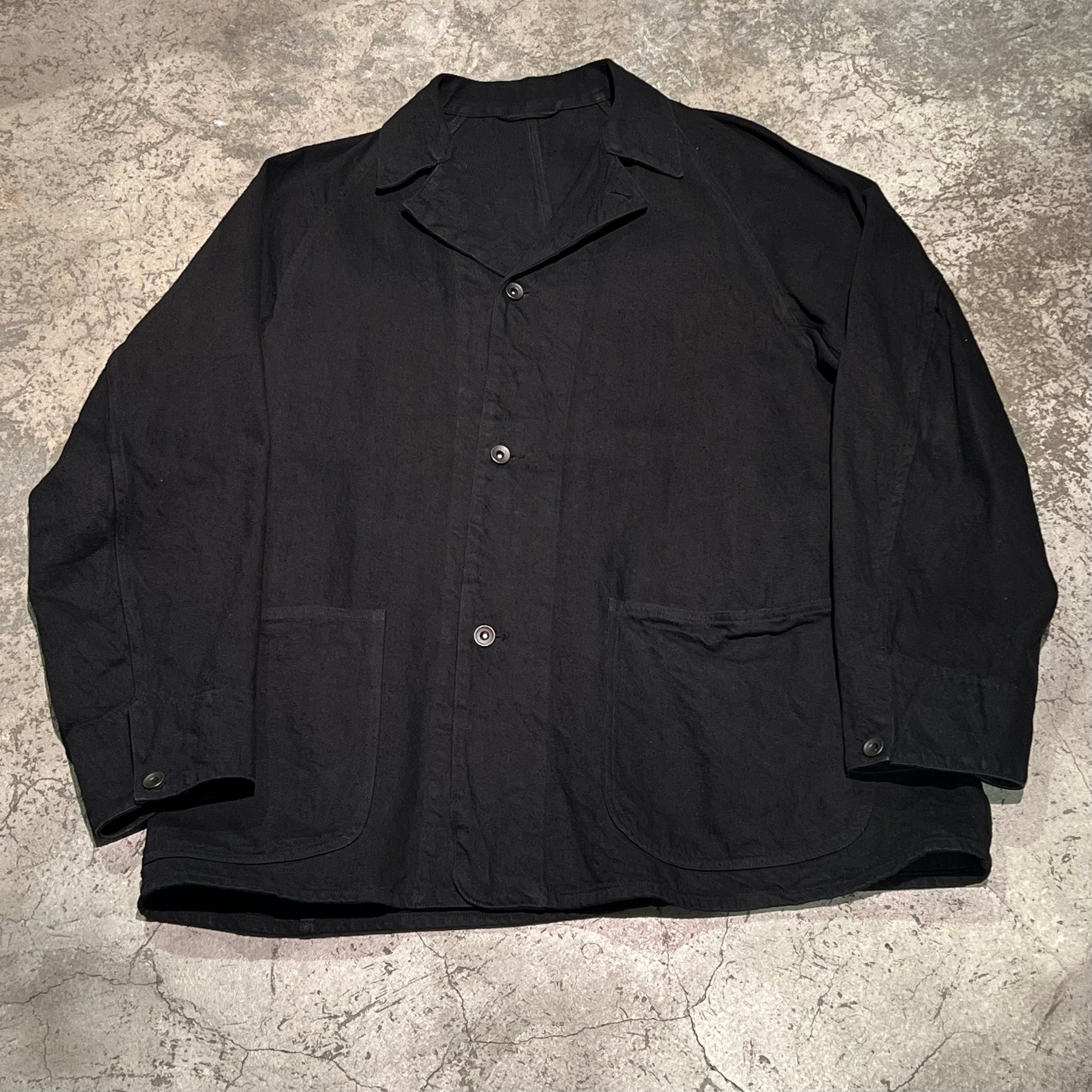 COMOLI コモリ　デニムジャケット　ブラック SIZE2.T01-01004 【表参道t04】 | ブランド古着brooch powered by  BASE