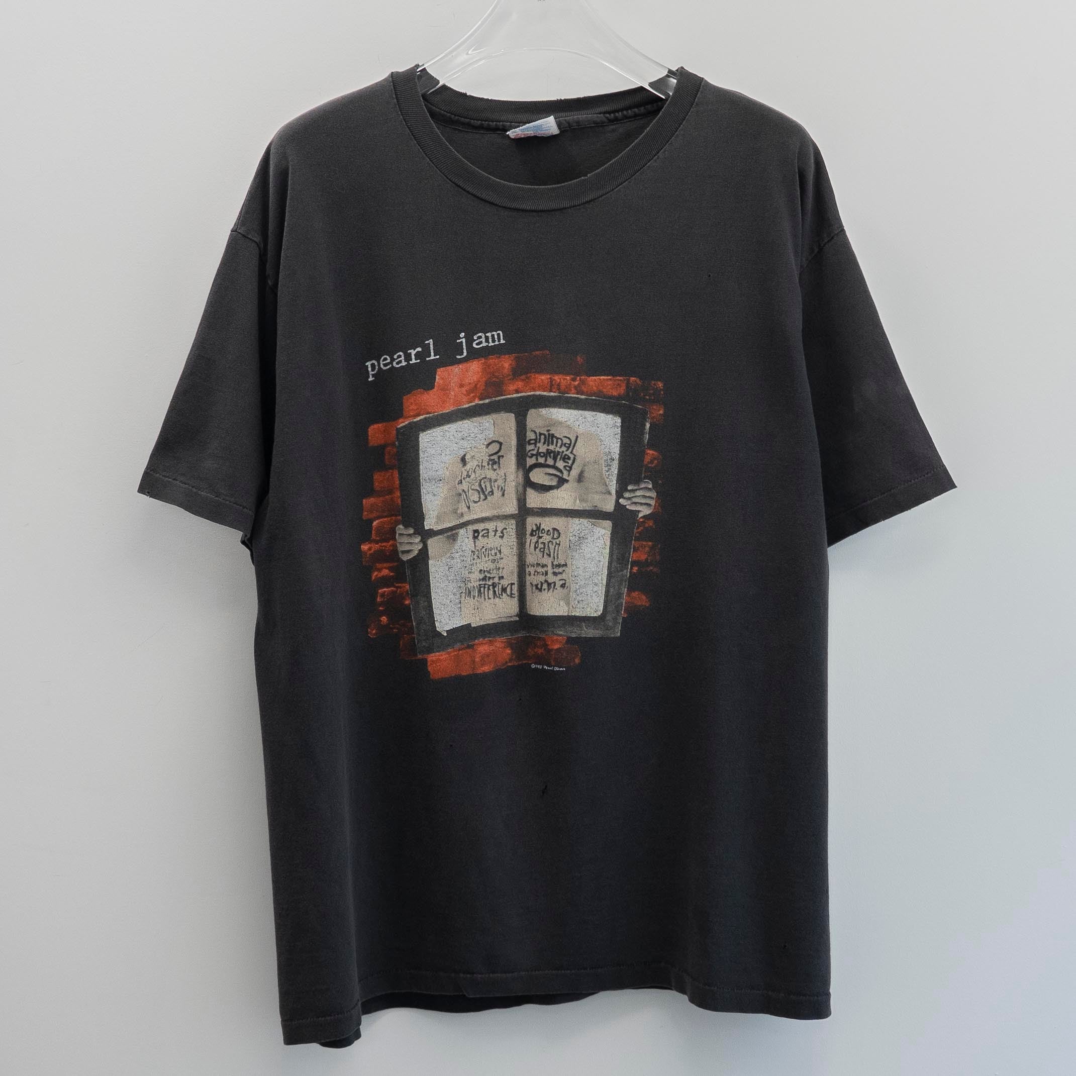 Pearl Jam " Window pain " Hanes XL 【E5-17】