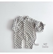 韓国子供服 / 26winter / my bebe / プードルスーツ(ボンネットセット) / ベビー / 冬服 *S~M*