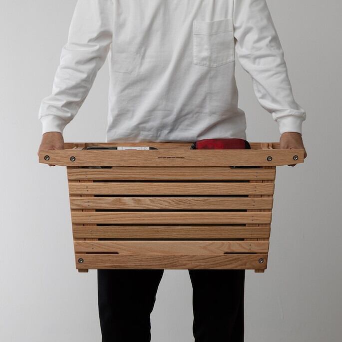 コンテナ イキキ IKIKI シェルフコンテナMオーク shelf containerM ork