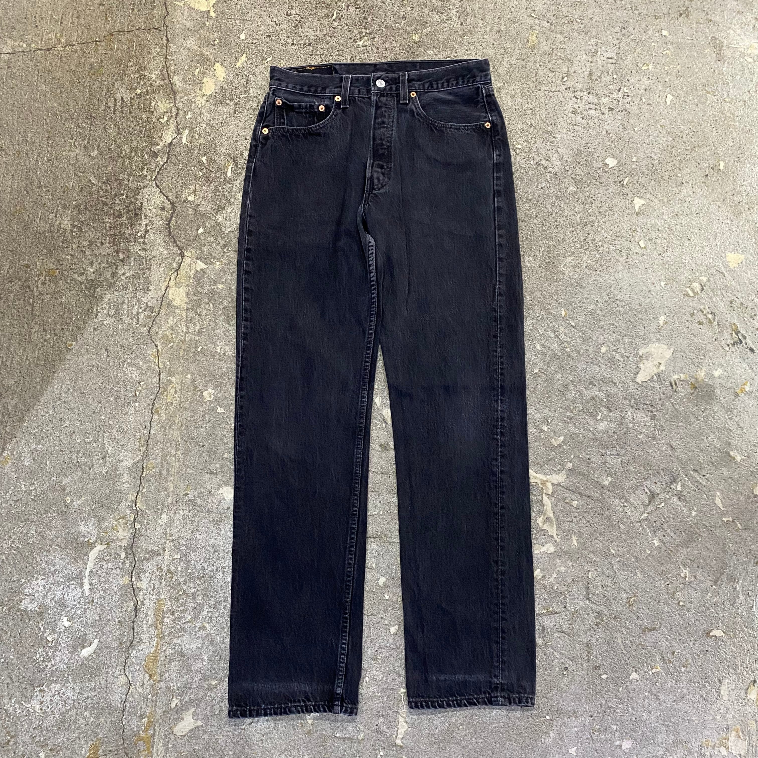 た*ん様 【40×32】90s Levi's 501 Black Denim 先 90s Levi's 501 Black denim pants | What'z up