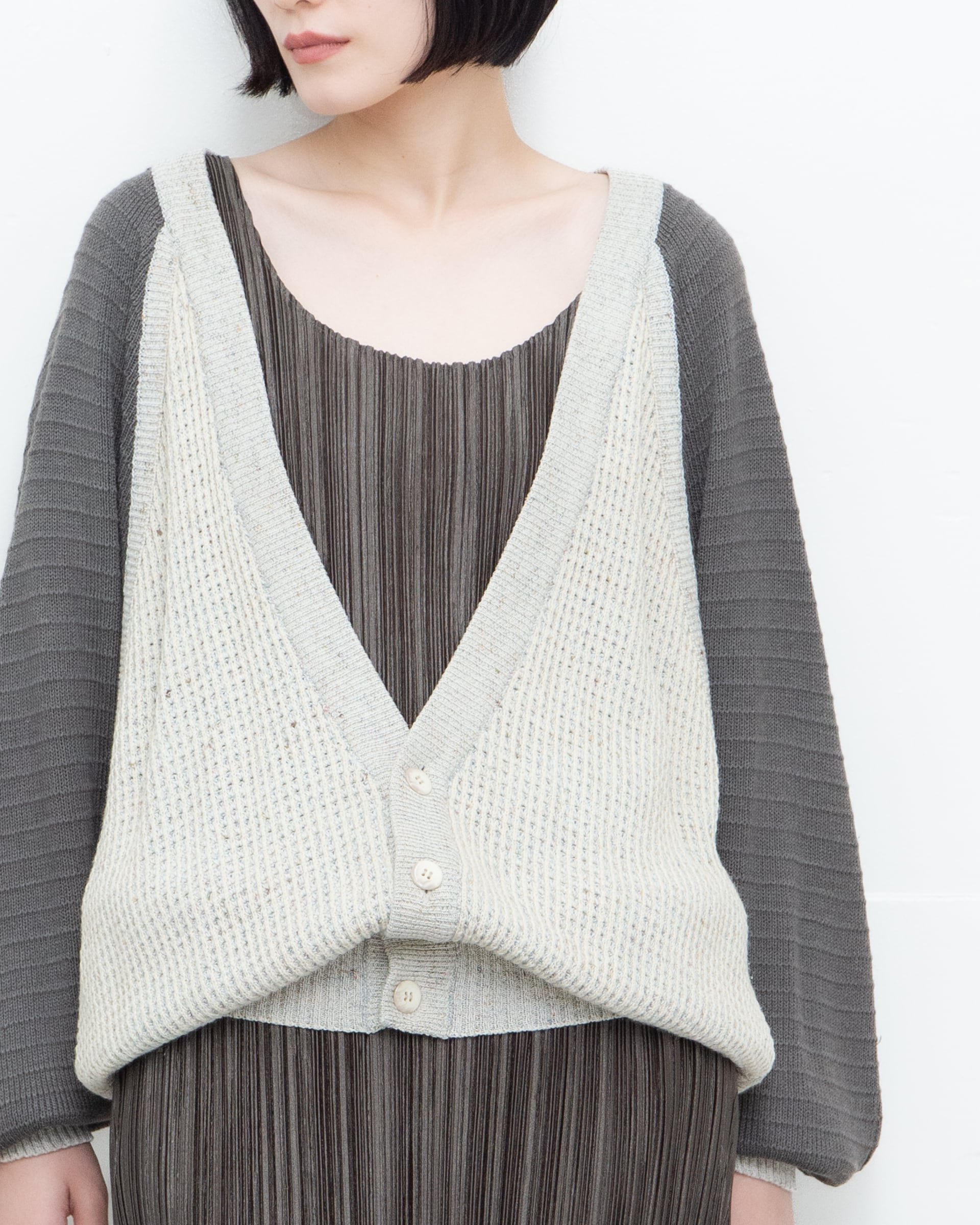 【GIORGIO ARMANI】1980s Design Cardigan 1980s GIORGIO ARMANI design knit cardigan | LUIK FINN