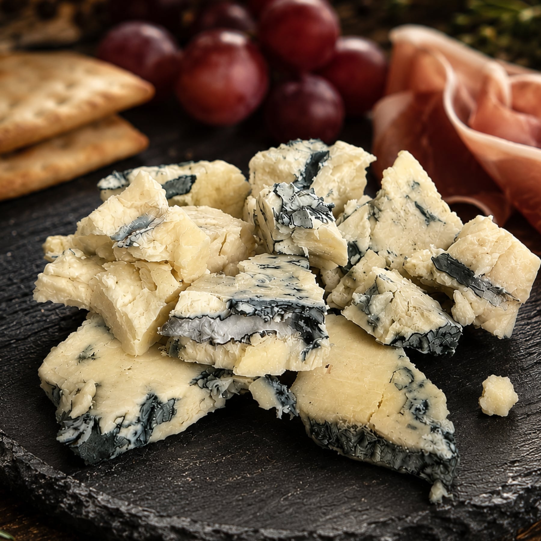 イタリア産 ゴルゴンゾーラ ピカンテ DOP クランブル 300g|濃厚で香り深い青カビチーズ|サラダやパスタに使いやすい一口サイズ|赤ワインと好相性 Gorgonzola Piccante Crumbles【Nature Kiosk】
