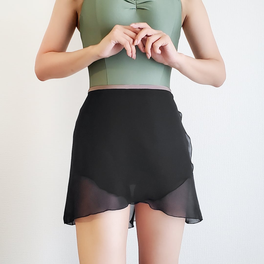 【limited】NORMAL wrap skirt【ブラック×トープ】