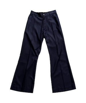 High Waist Wide Leg Pants　Navy