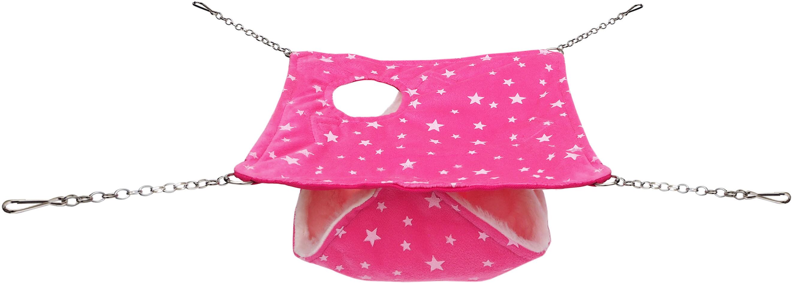 【小動物用品】スターツインハンモック　ピンク/ブルー