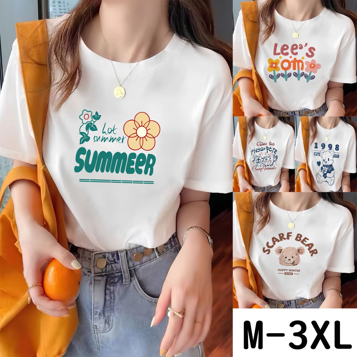 Tシャツ レディース 半袖 プリント おしゃれ 可愛い カットソー Tシャツ レディース 半袖 プリント おしゃれ 可愛い カットソー