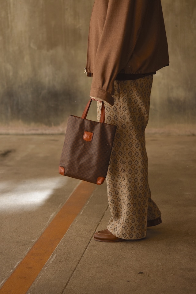 BISOWN / HEAVYWOOL 1TUCK EASY SLACKS (GOBRAN )