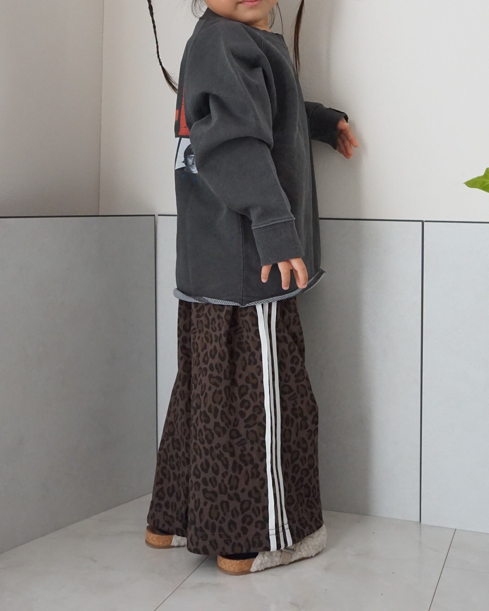 Leopard Line Pants 100size