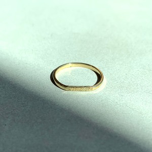 〈Brass〉signet ring / 1.5mm