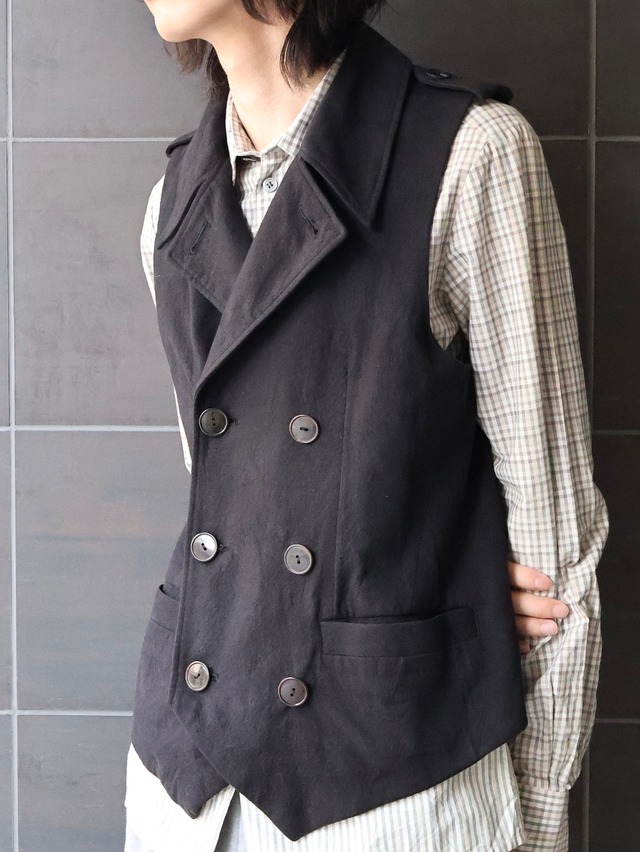 【2007ss/number (n)ine】double-breasted gilet