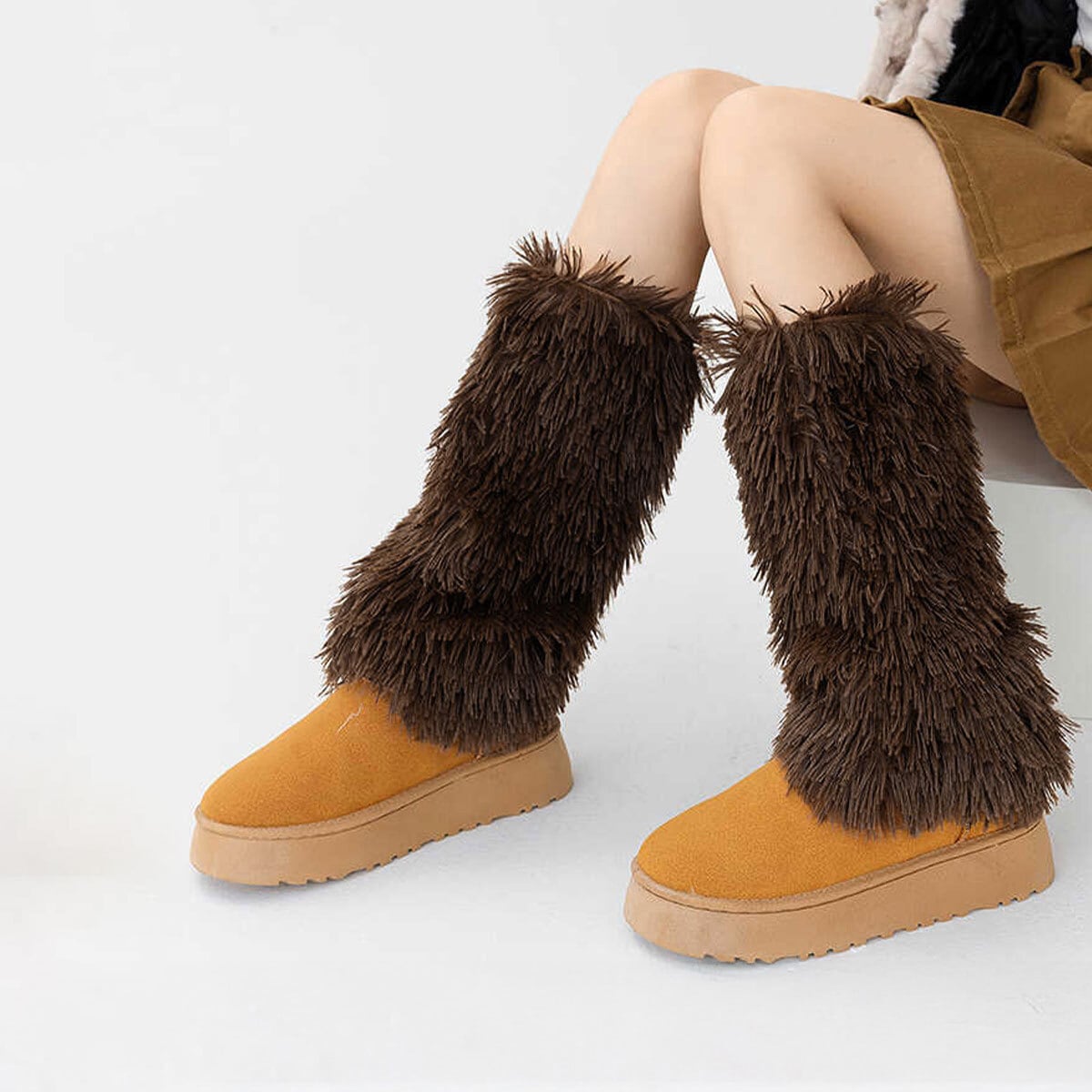 レッグウォーマー フェイクファー レディース 秋冬 韓国 防寒 保温 もこもこ ふわふわ 暖かい おしゃれ 大人 かわいい レッグカバー 靴下 ソックス 大人可愛い 大人女子