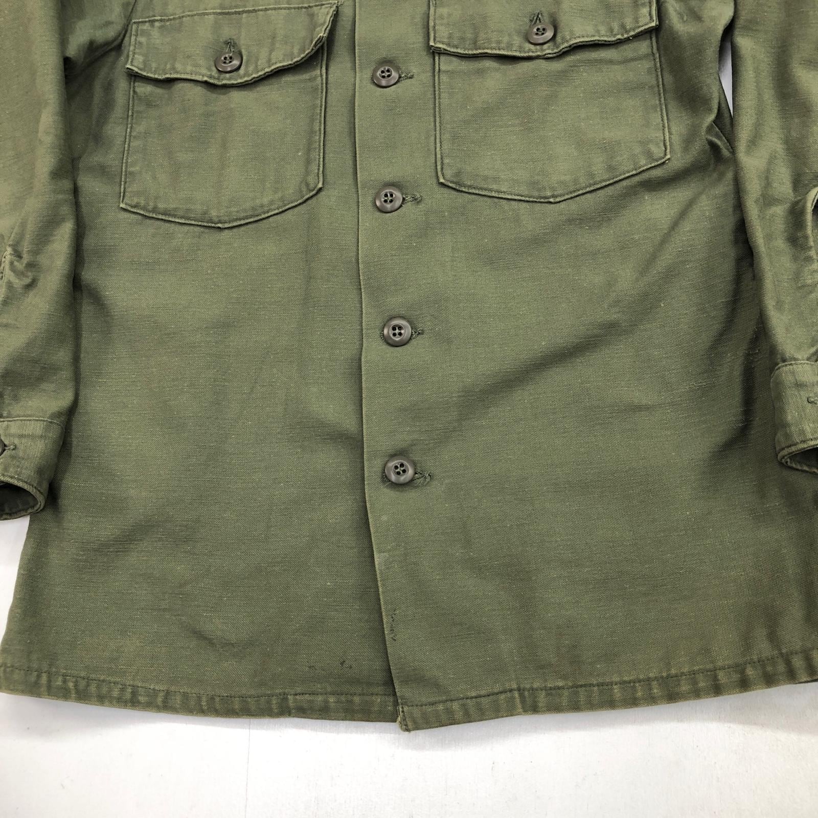 U.S.ARMY 70年代 USA製 OG-107 ユーティリティシャツ UTILITY SHIRT