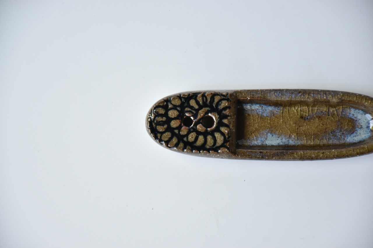 小代瑞穂窯 / 福田るい : 香立 / 花入 (小) ⑲