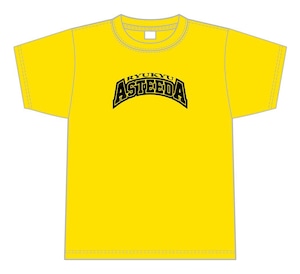 【男女兼用】ドライTシャツ  練習着・普段使いに！ 吸水性抜群！ 琉球アスティーダTシャツ（ロゴ・カナリアイエロー）0019