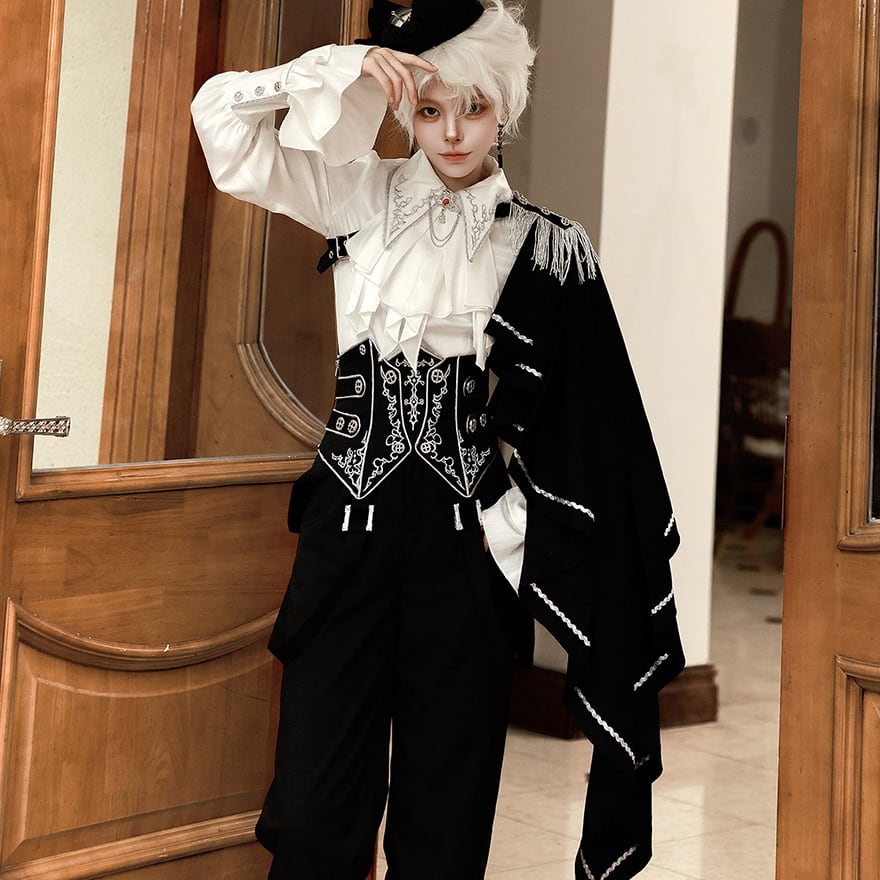 王子 皇子系 3点 セットアップ 男装コーデ 麗人 プリンス イベント